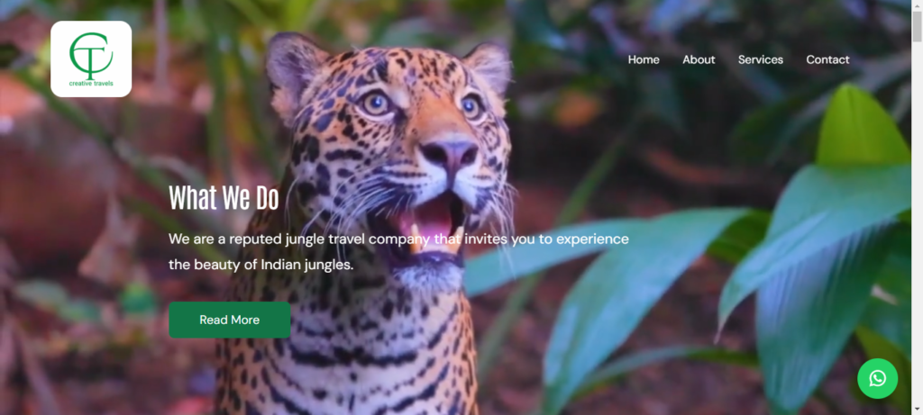 Creative Travels Website Banner