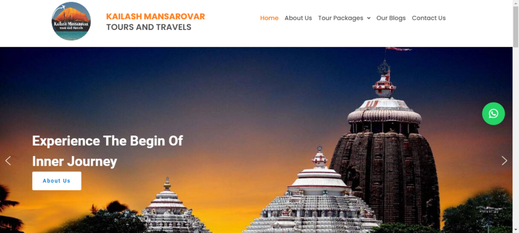 KAILAS MANSAROVAR Website Banner
